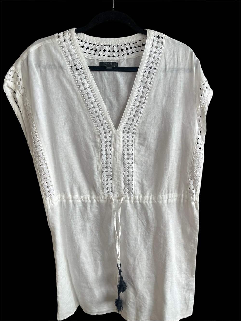 NWOT J.Crew Linen-blend Coverup Oversized XXS